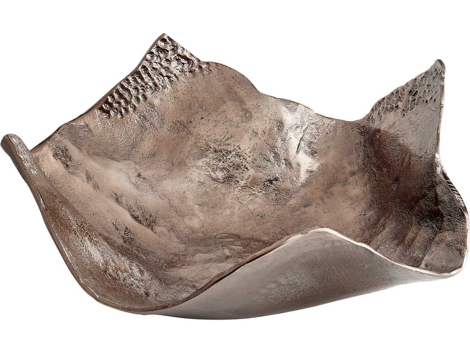 Bauhaus Small Decorative Tray in Bronze Aluminum