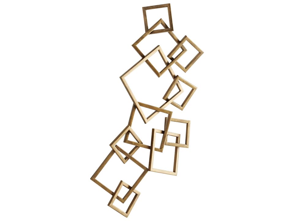 Bold Symphony Iron Wall Decor Antique Brass