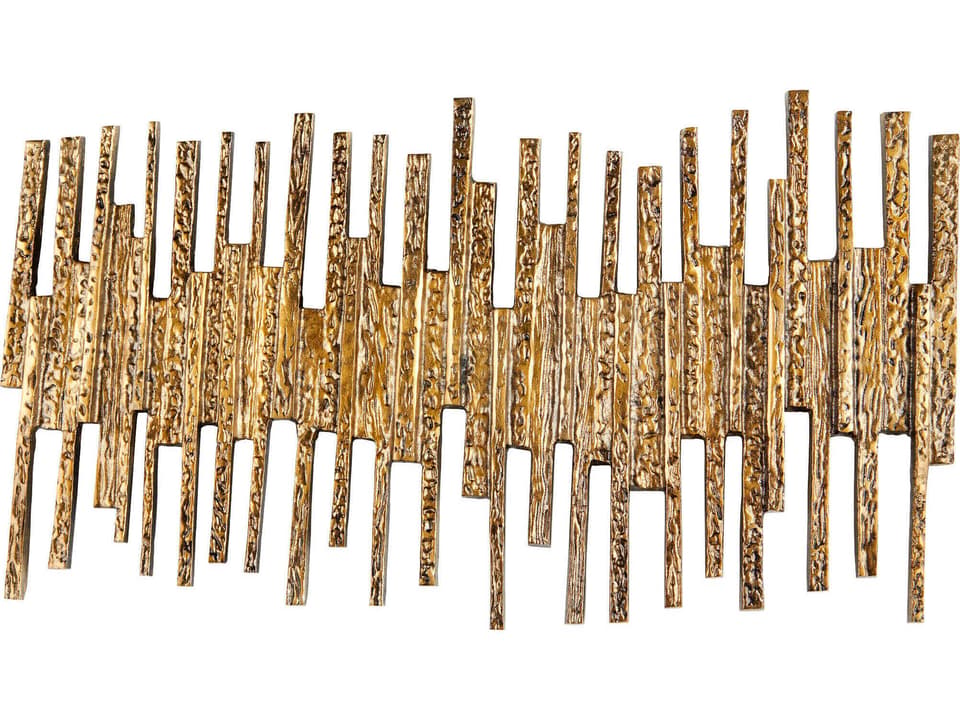 Ledger Large Antique Brass Wall Decor