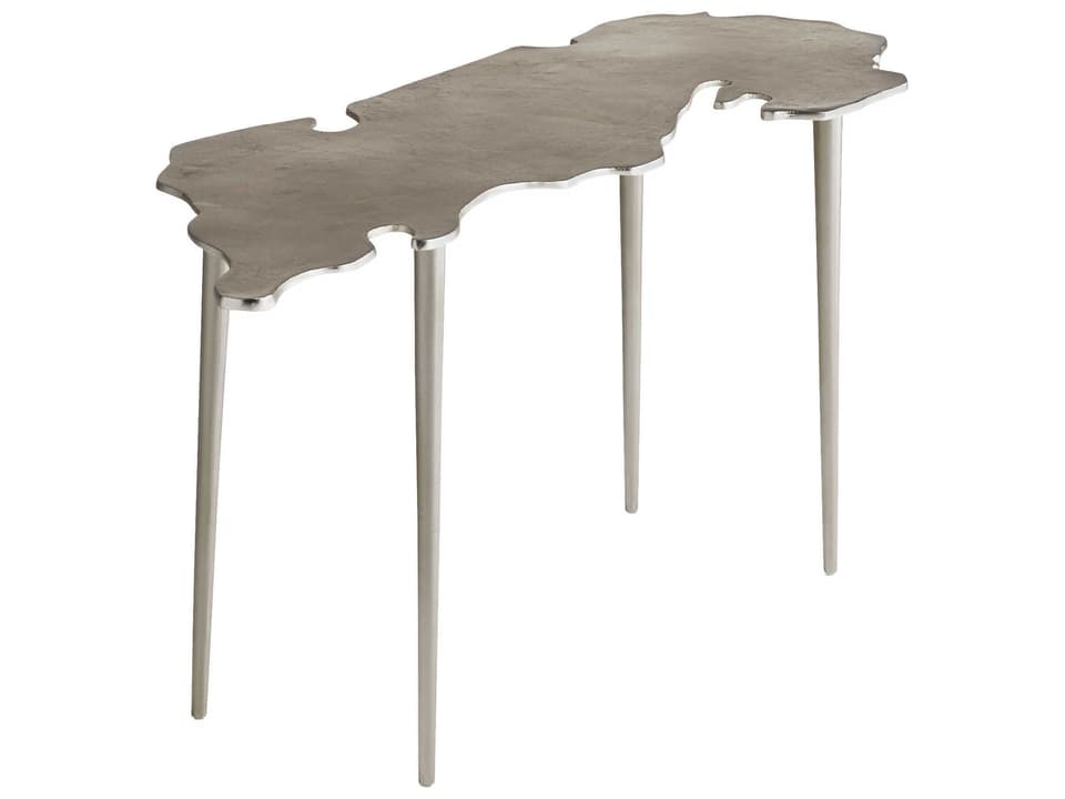 Atlas Coffee Table Antique Nickel Aluminum