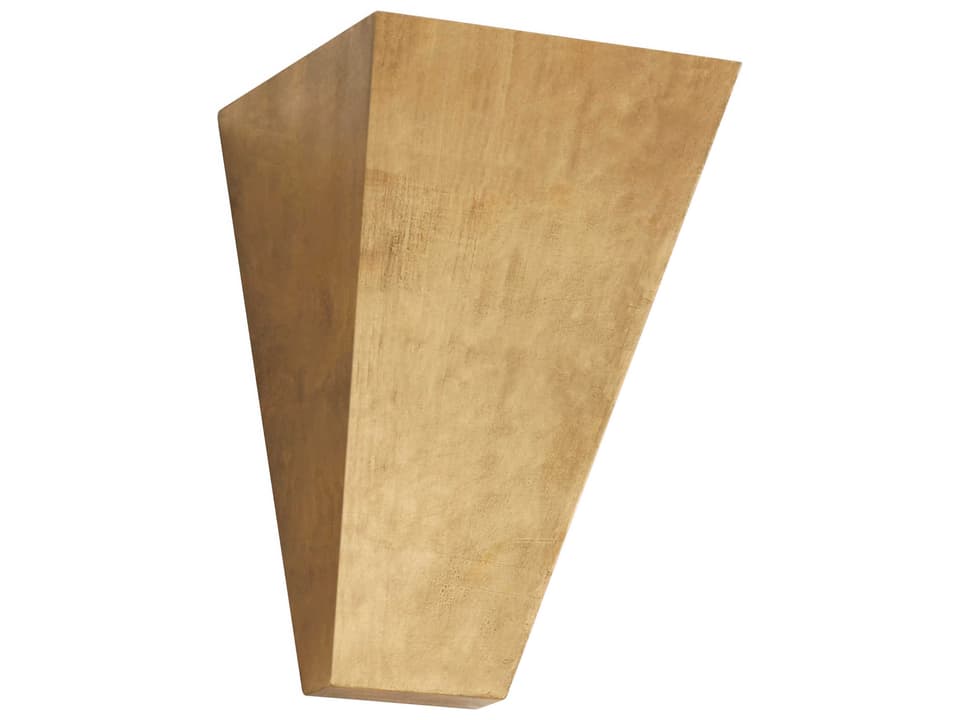Doro 6-Inch Gold Leaf Wall Shelf Small Accent Decor