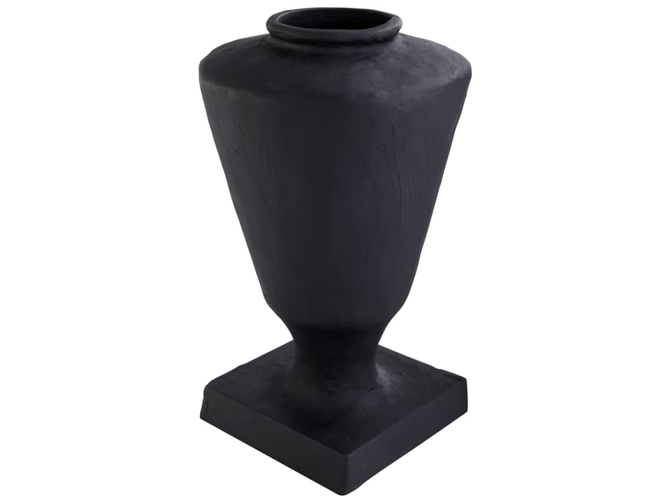 Sparta Large Black Urn Decorative Accessory