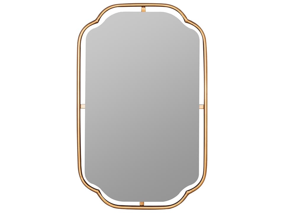 Sebastian Wall Mirror in Gold Finish
