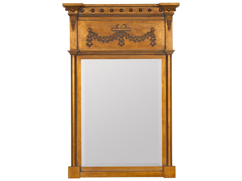 Stoffer Home Colonial Wall Mirror in Antiqued Gold Finish