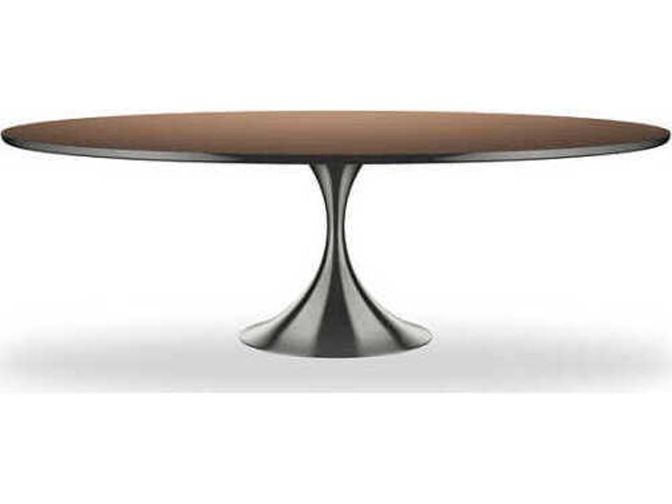 Classic Semper Oval Mirror Dining Table