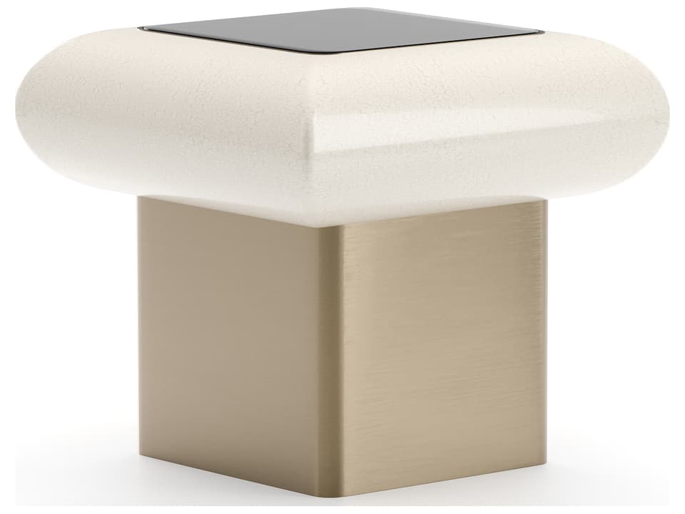 Seta Square Glass End Table