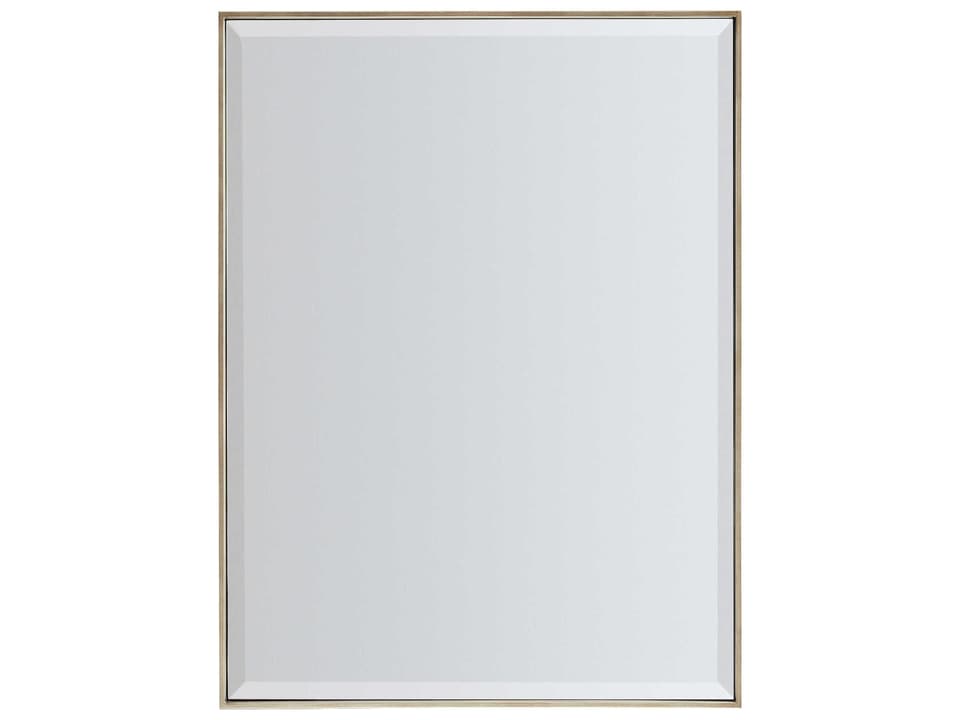 Modern Artisan Remix Rectangle Mirror in Bronze Gold Metal
