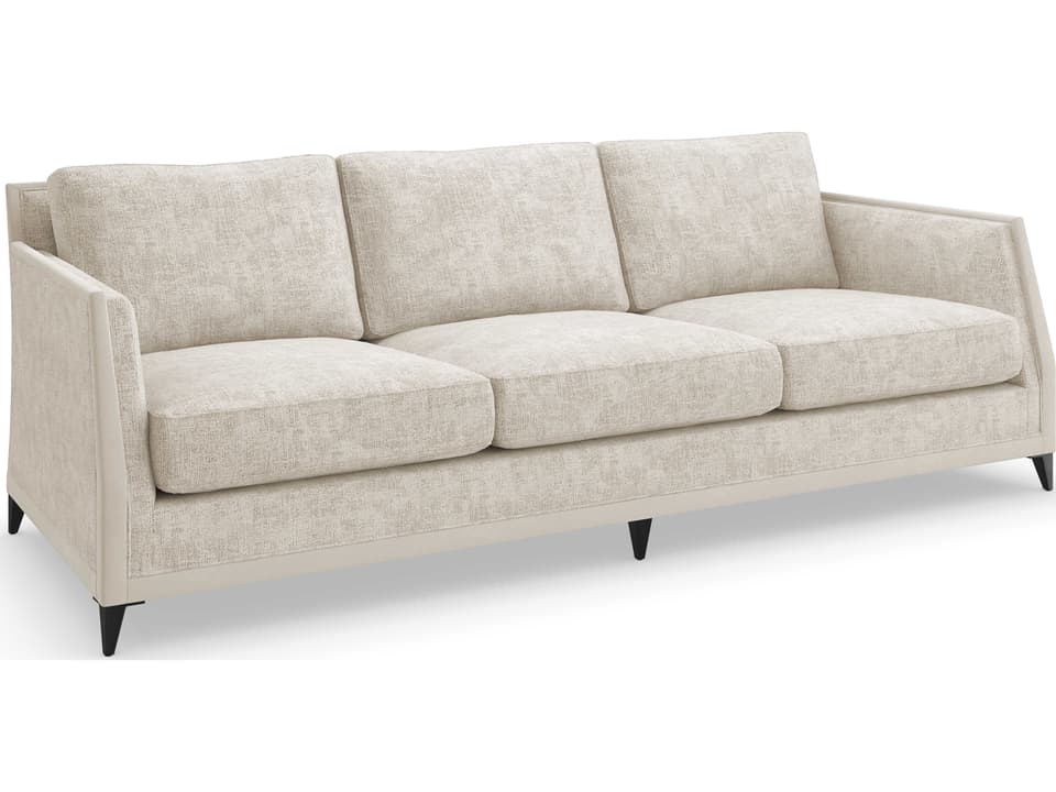 Limitless 3-Seat Performance Fabric Sofa with Brushed Deep Bronze Legs