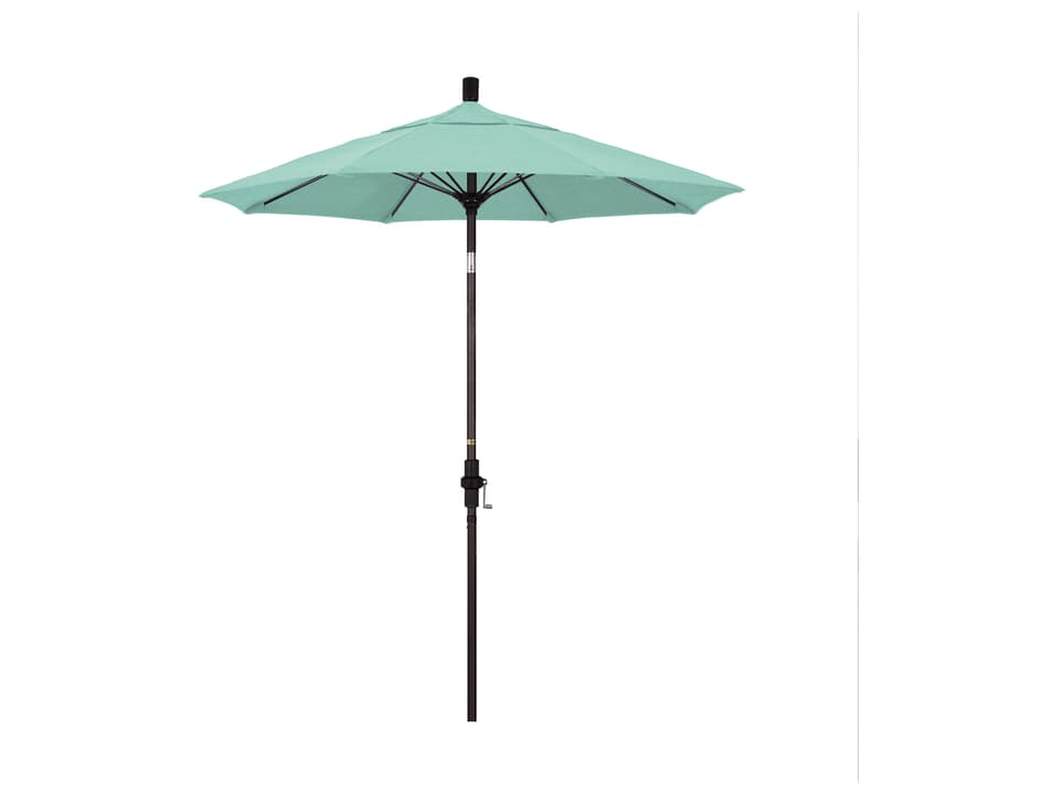 Sun Master Series 7.5 Foot Octagon Aluminum Market Umbrella with Crank Lift
