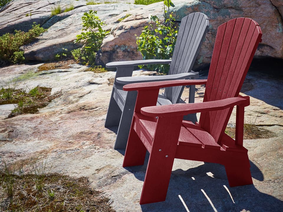 Recycled Plastic Adirondack Set