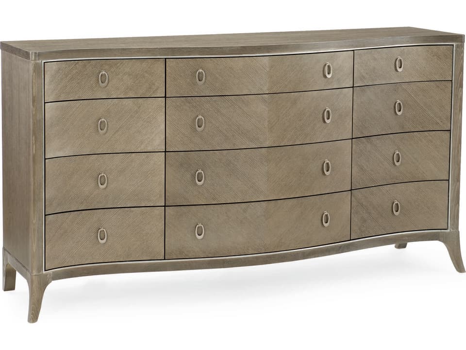 Avondale Ash 12-Drawers Brown Wood Dresser