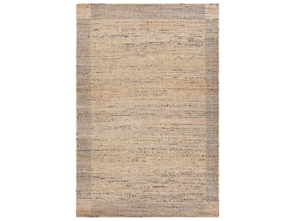 Jemima Hand-Woven Area Rug with Jute and Cotton Blend in Tan