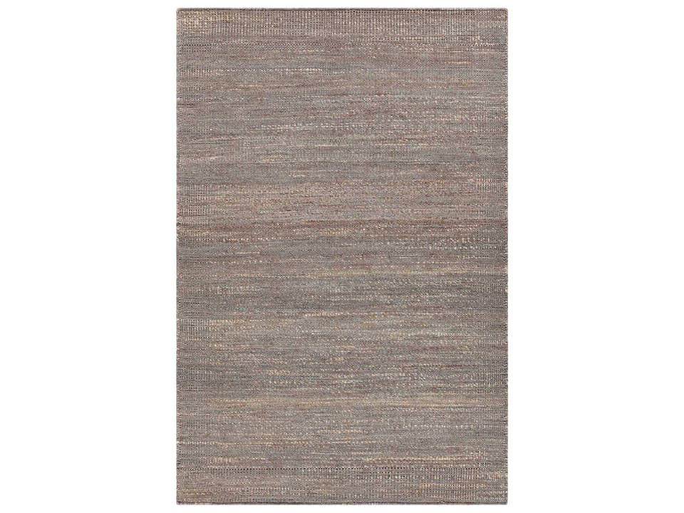 Jemima Hand Woven Bordered Area Rug in Jute and Cotton