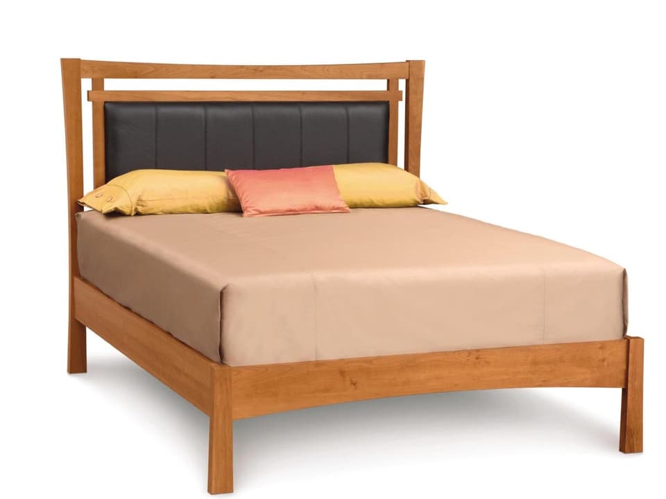Monterey Full Platform Bed in Brown Cherry Finish