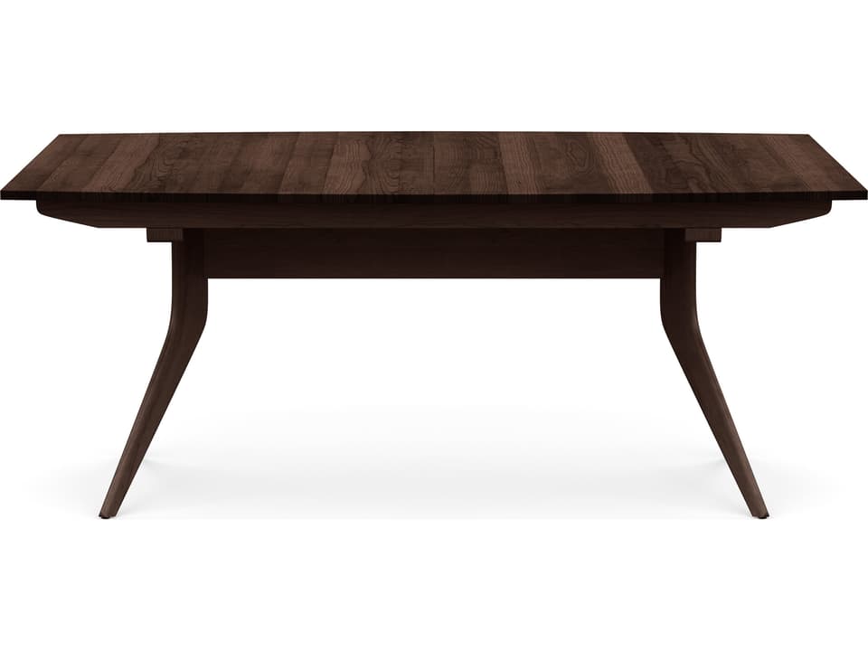 Furniture Trestle Extension Dining Table 72-96 Inch Solid Hardwood