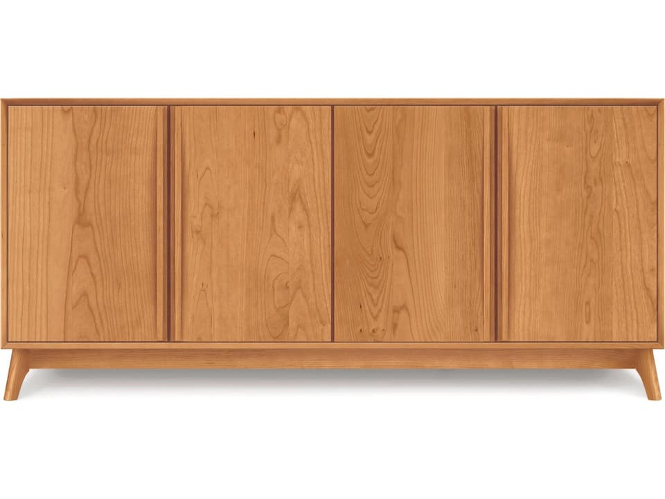 Catalina 66-Inch 3-Drawer Solid Walnut Sideboard