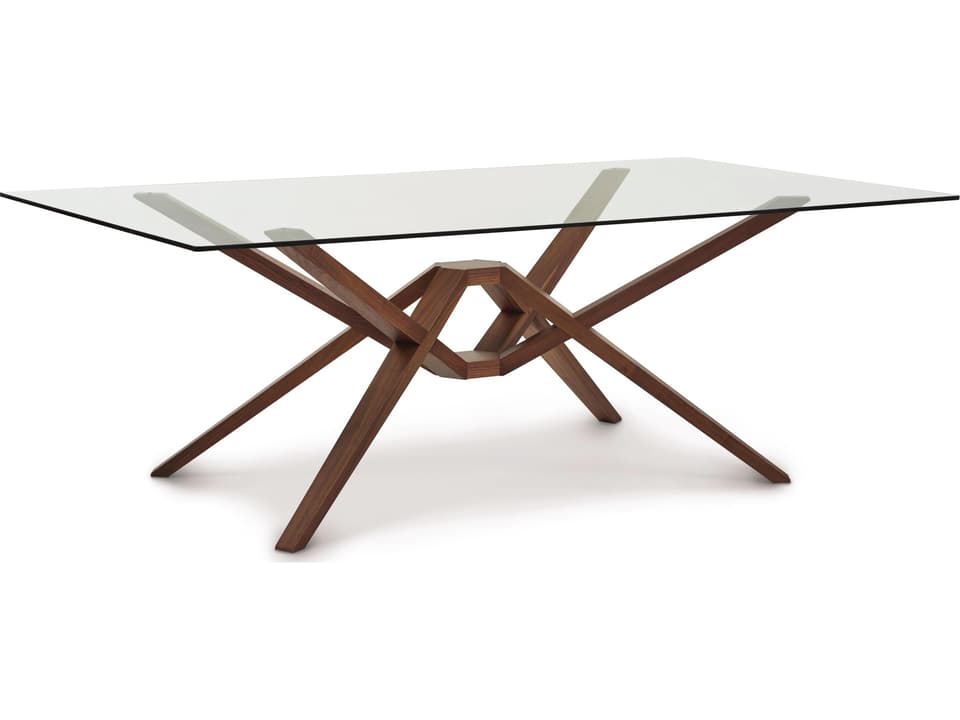 Exeter Rectangle Glass Dining Table
