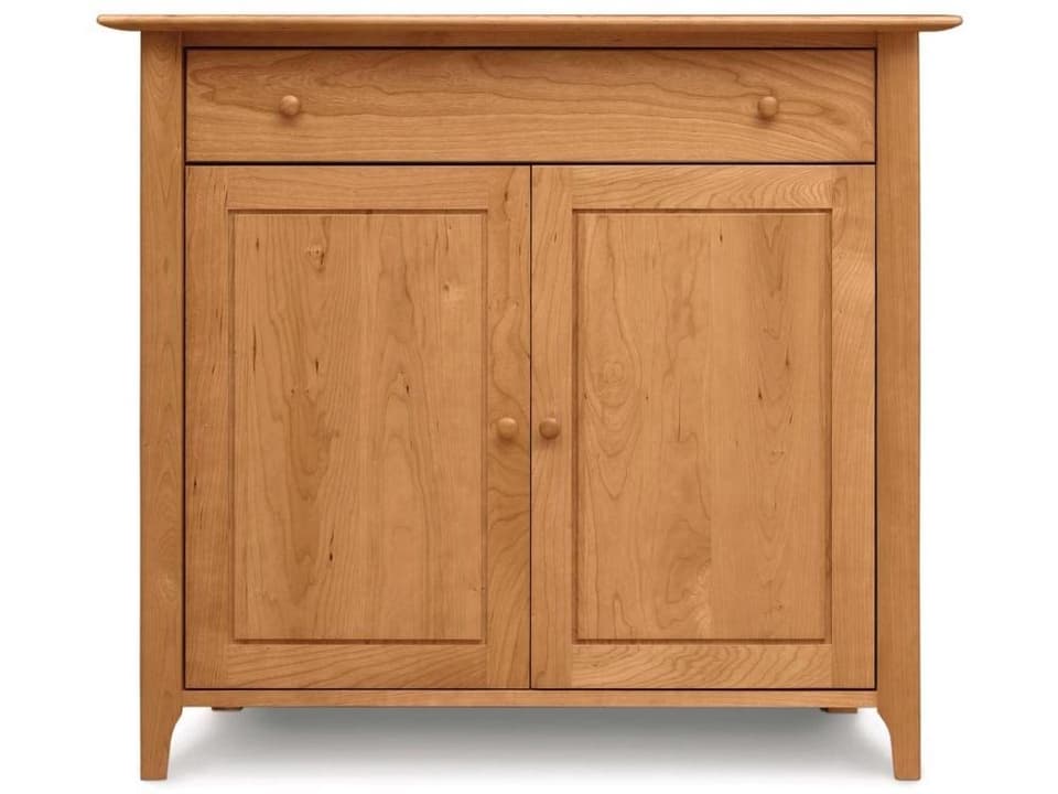 Sarah 39 Inch Solid Cherry Wood Sideboard in Natural Cherry