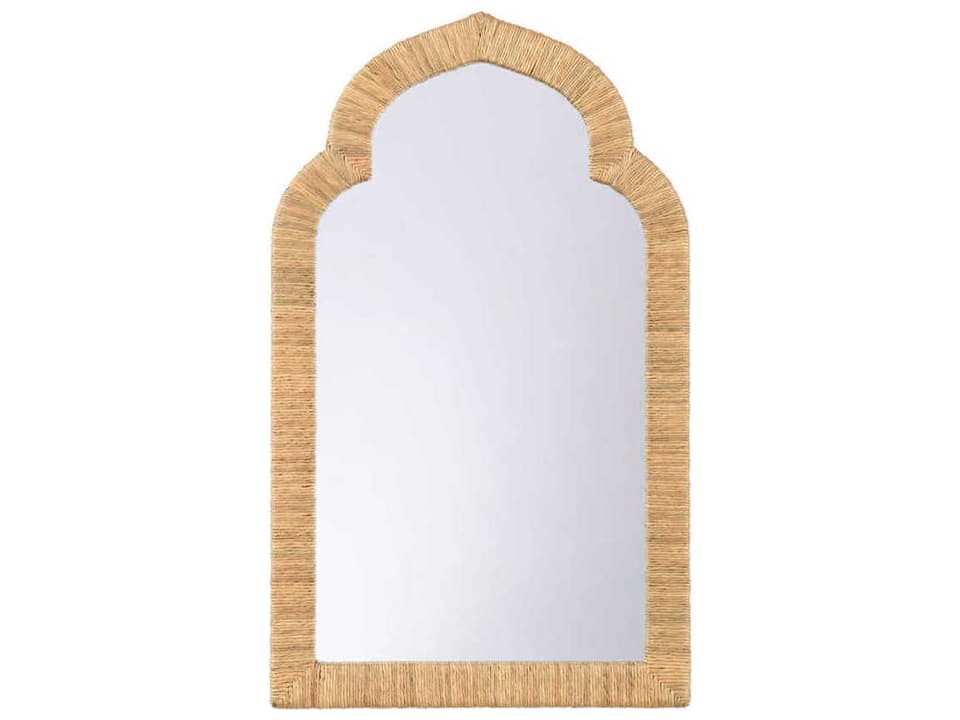 Eden Natural Wall Mirror Quatrefoil Jute Frame