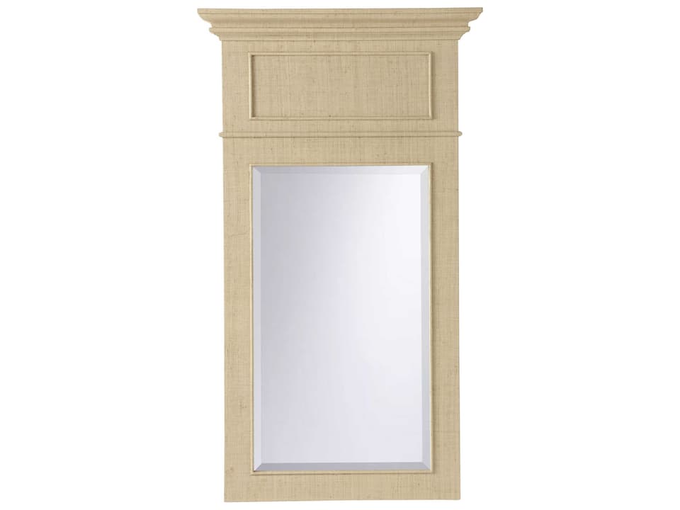 Saint Remy Natural Mirror with Cream Raffia Frame