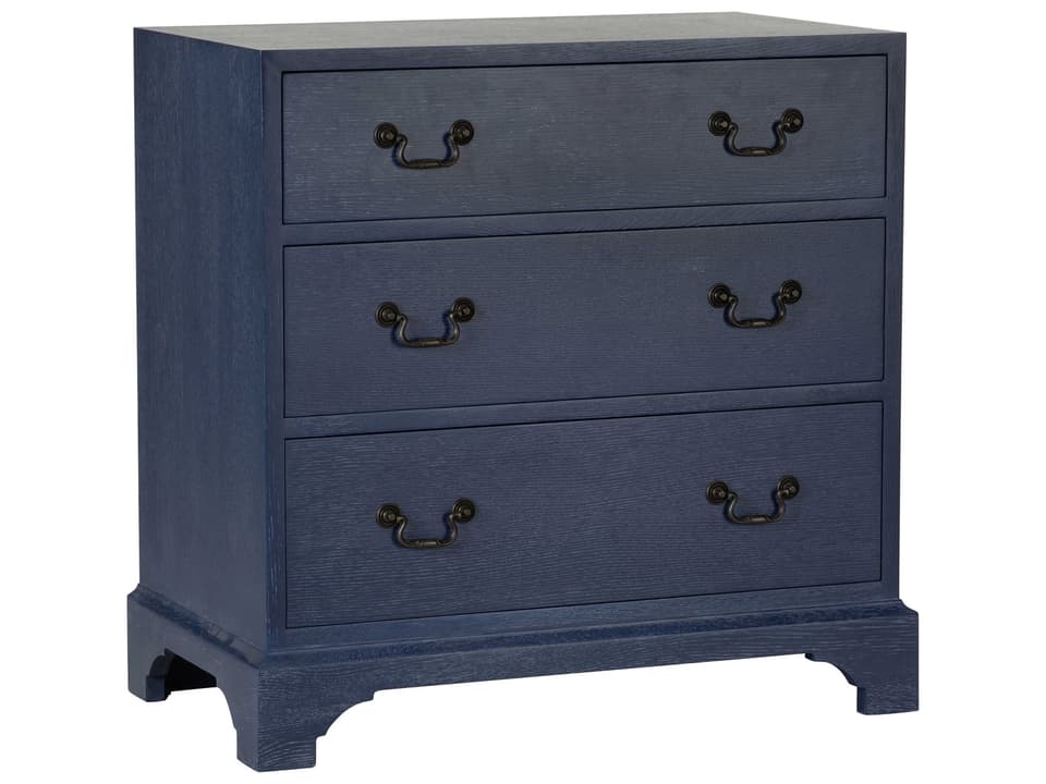 blue accent dresser Villa & House Frances 6 Drawer Dresser Deep Navy – CLAYTON GRAY HOME main image 0