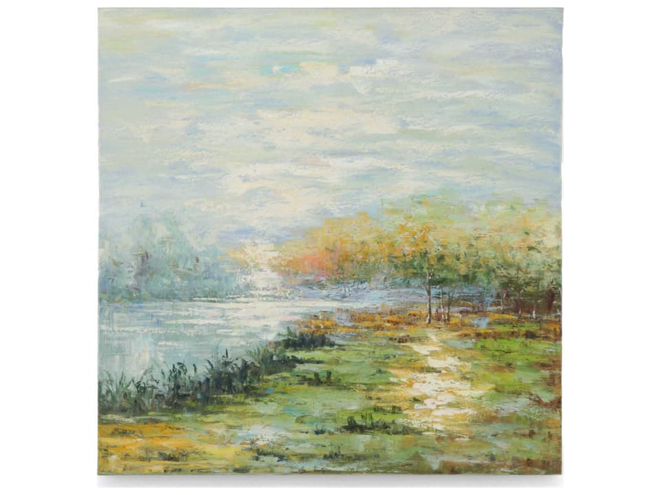 Walk In The Park Hand Painted Oil on Canvas Wall Art