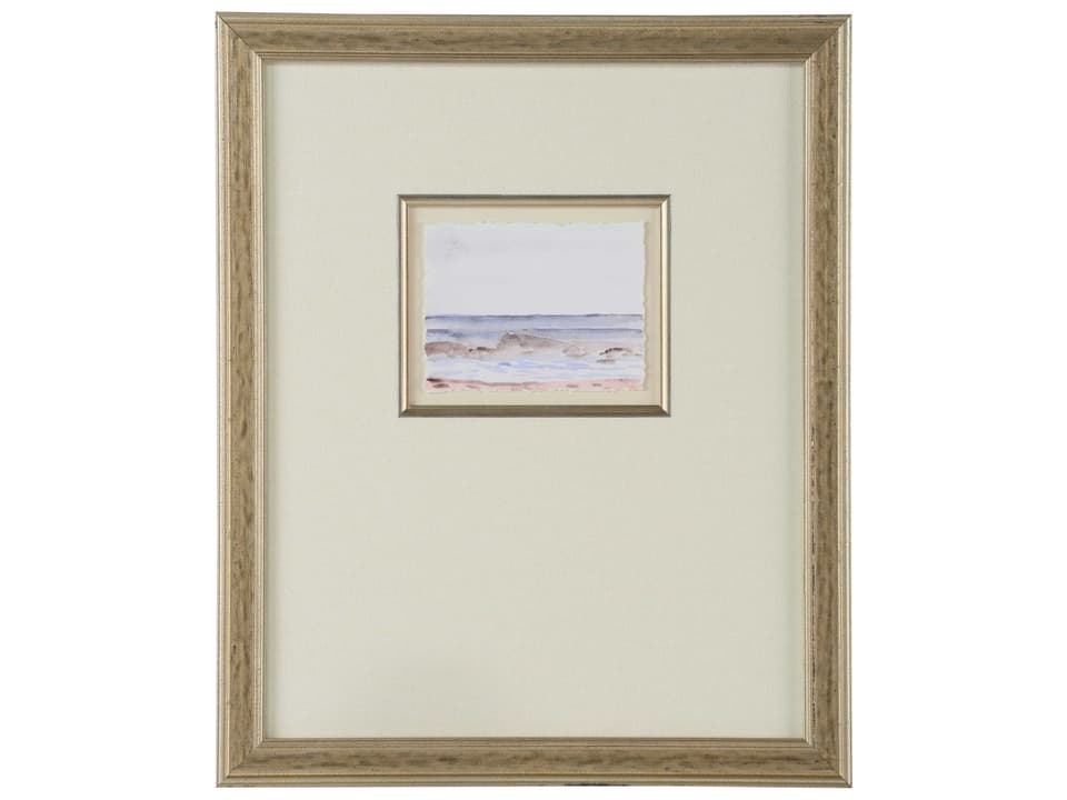 Views Of South France IV Framed Giclee Print with Silver Leaf Frame