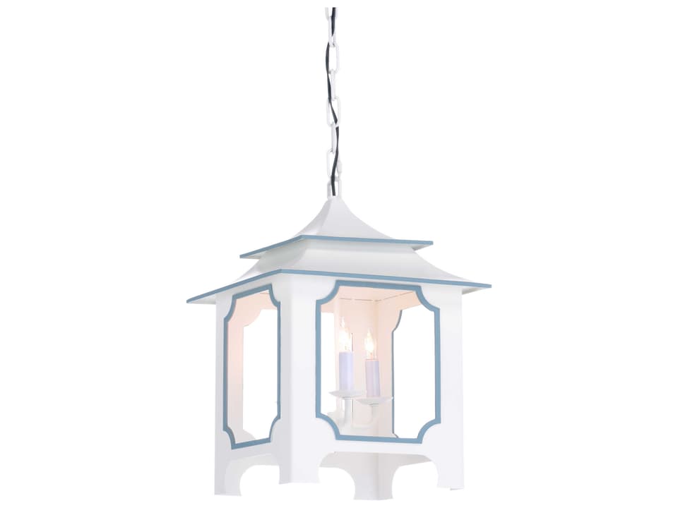 Claire Bell Tole Pagoda Lantern (Sm) - Gray
