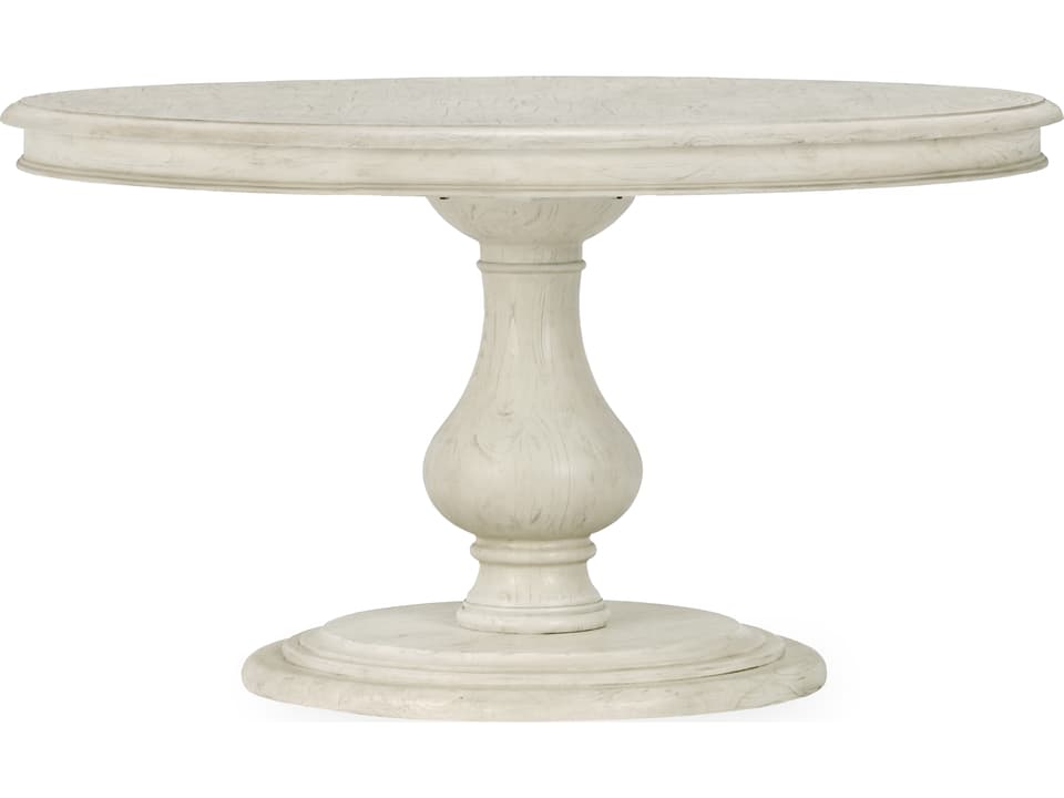 Adrienne 54-Inch Round Dining Table in Antique White