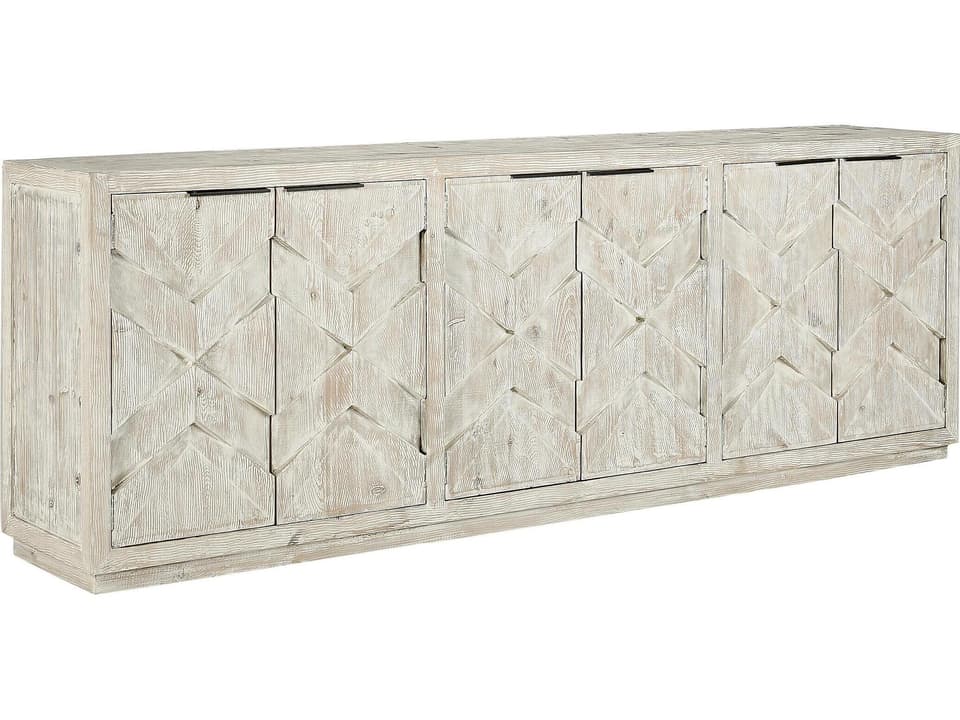 Frederick 6-Door Sideboard in Vintage Cream Reclaimed Pine