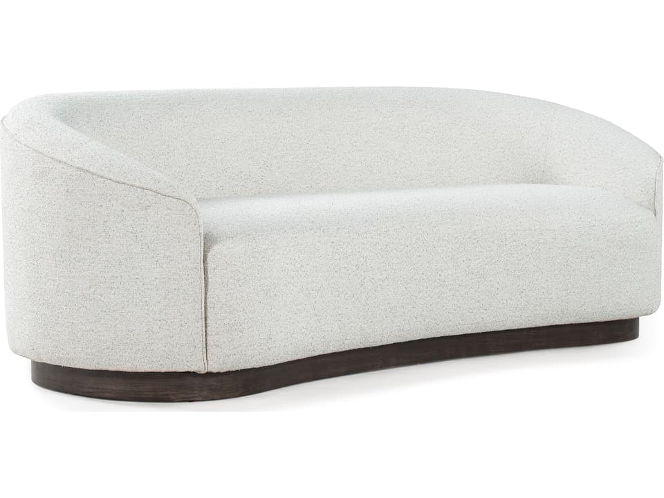 Beverly Oatmeal White Upholstered Sofa