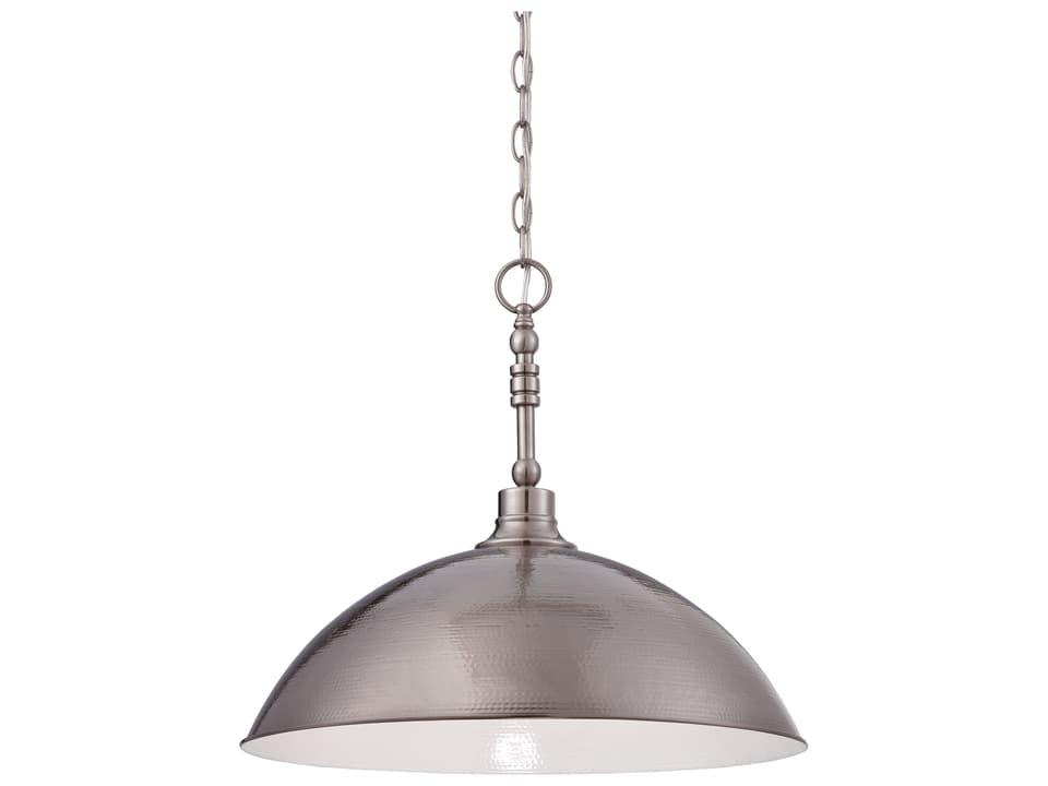 Timarron 1-Light Large Pendant Light in Antique Nickel