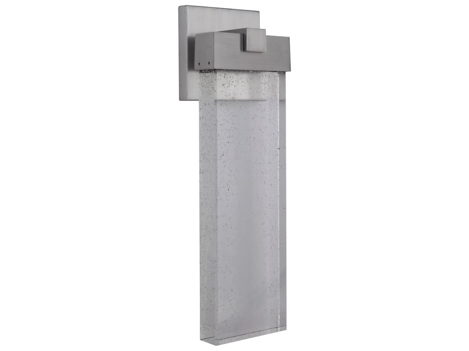 Aria Integrated LED Outdoor Wall Sconce in Satin Aluminum