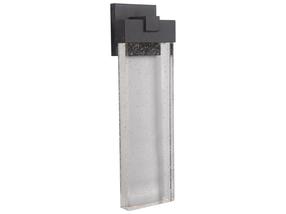 Aria LED Outdoor Wall Lantern in Textured Matte Black