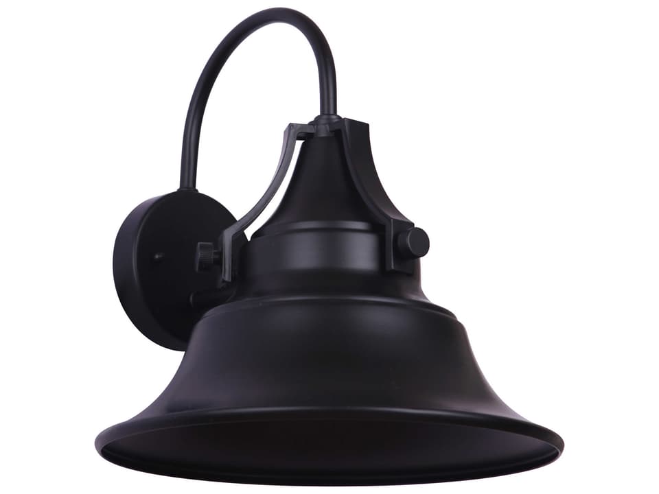 Union 1-Light Outdoor Wall Lantern in Midnight Finish