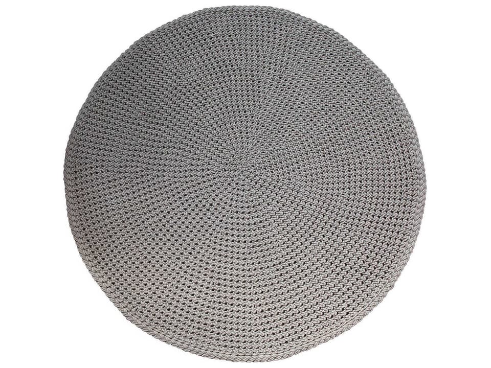 Discover Hand-Woven Round Indoor Outdoor Area Rug in Taupe