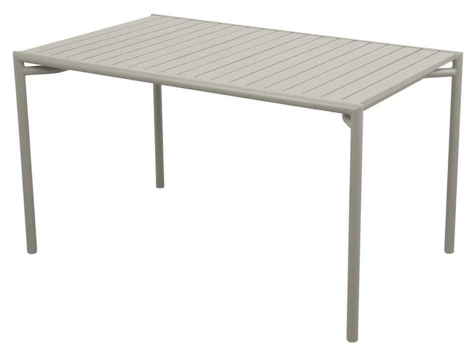 Bliss 52-Inch Rectangular Dining Table in Sand Aluminum