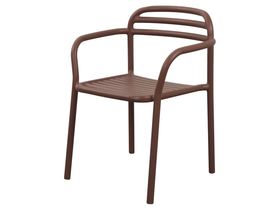 Cane-line Bliss Aluminum Armchair in Desert Red