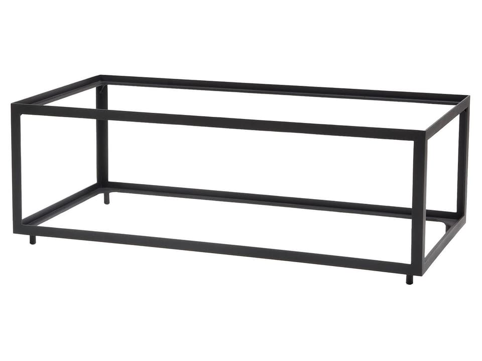 Cane-line Level Rectangular Coffee Table Base in Lava Grey