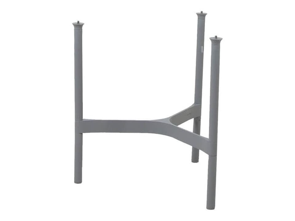 Cane-line Twist Small Coffee Table Base in Light Grey