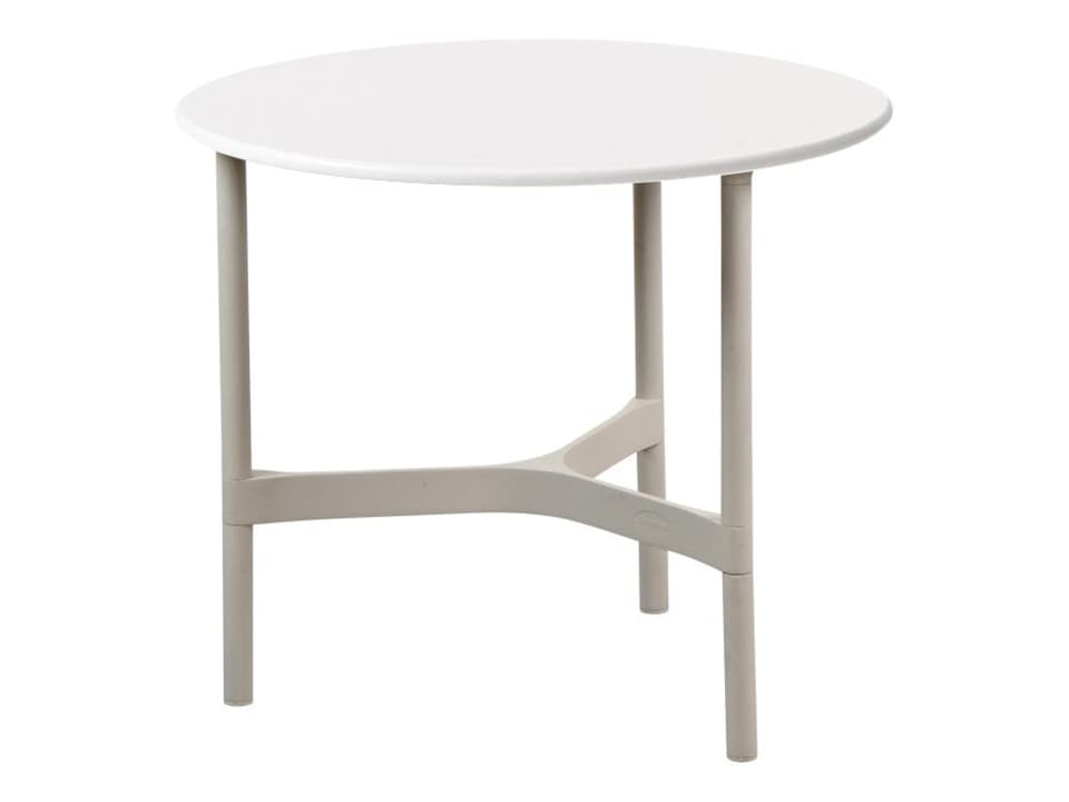 Twist Small Aluminum Coffee Table Base in Sand