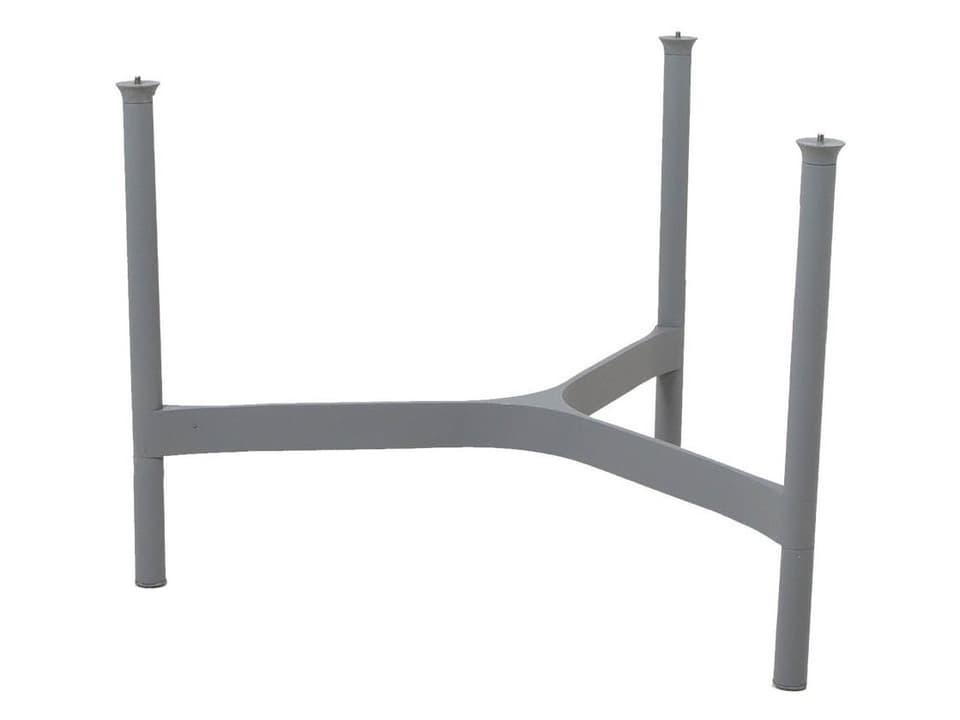 Cane-line Twist Light Grey Aluminium Coffee Table Base Medium