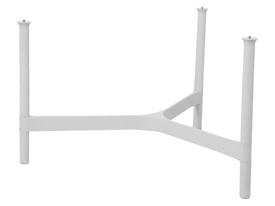 Cane-line Twist Large White Aluminium Coffee Table Base