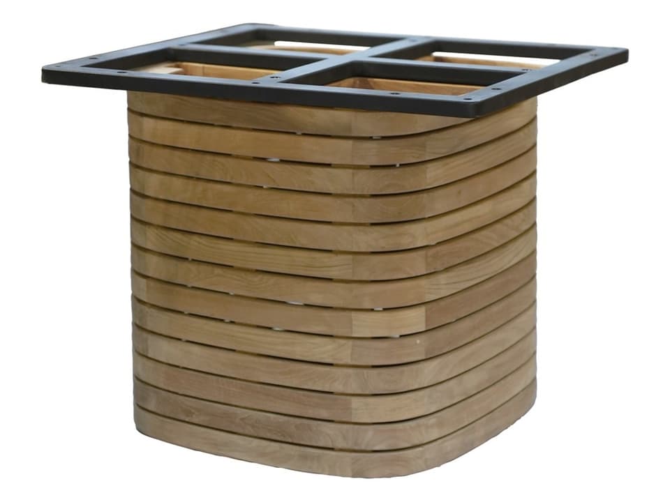 Cane-line Mellow Square Teak Dining Table Base