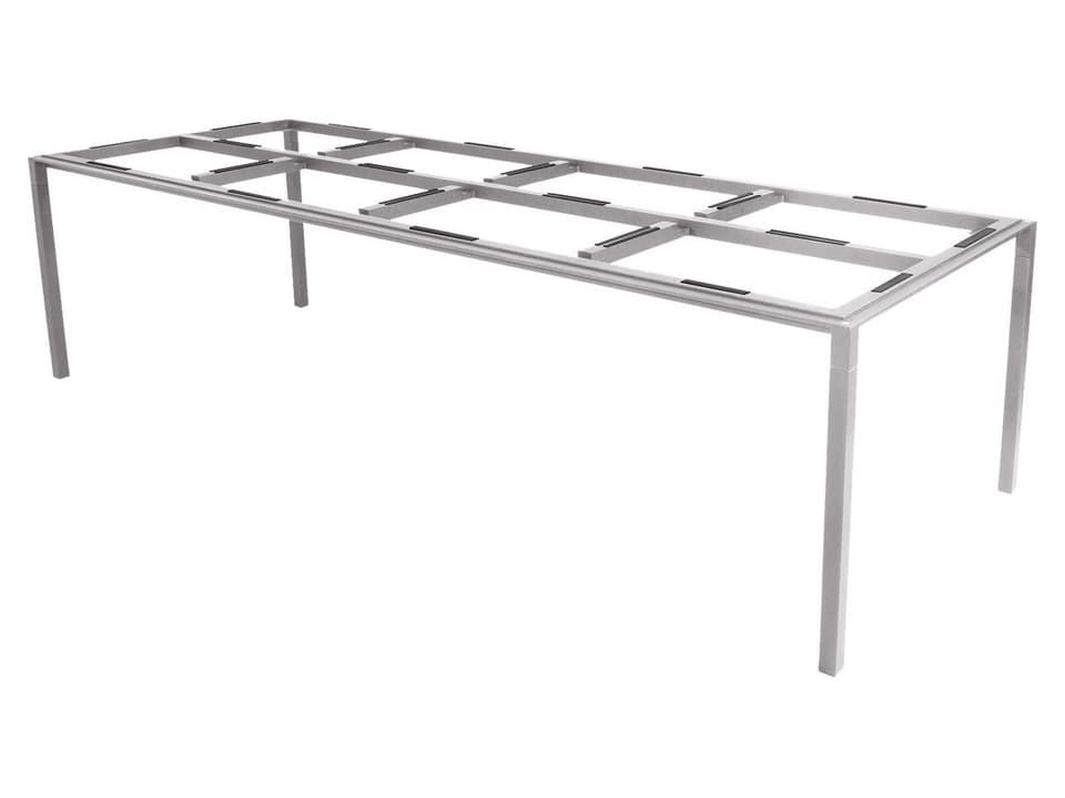 Pure 110-Inch Sand Aluminium Dining Table Base