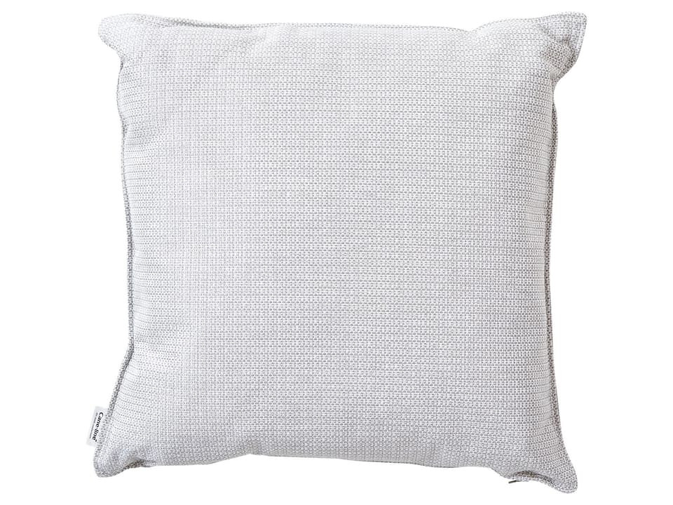 Cane-line Link 20 Inch Square Scatter Cushion in White Grey