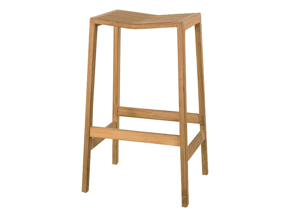 Flip Bar Chair Stackable Teak