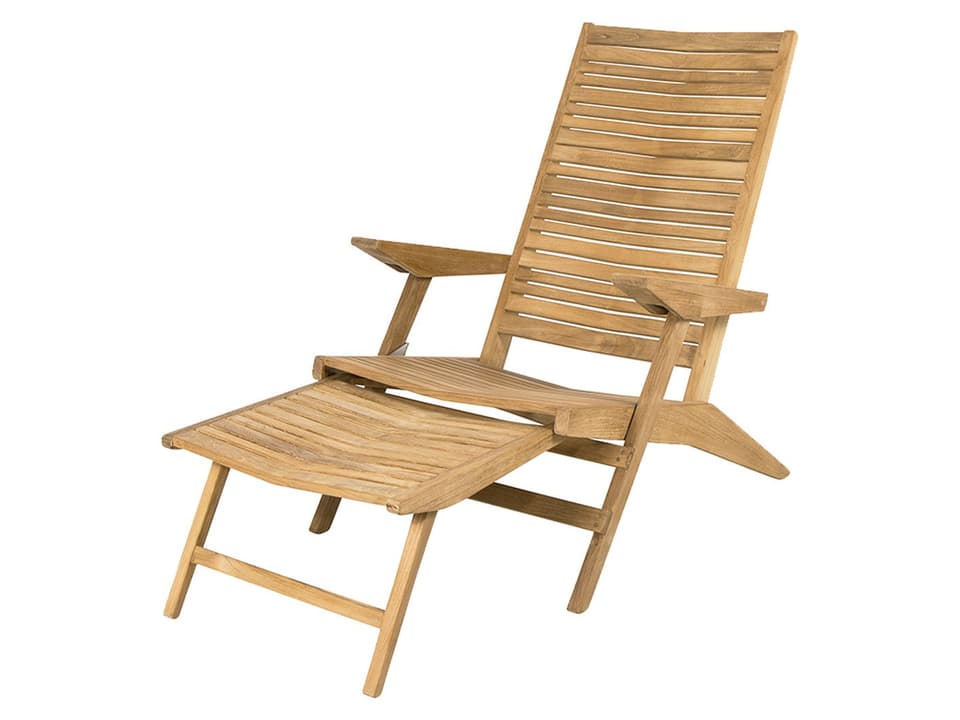Flip Teak Deck Chair Modern