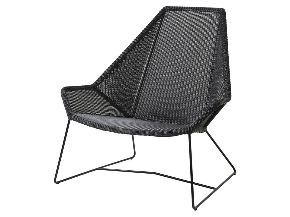 Cane-line Breeze Highback Chair in Black Weave