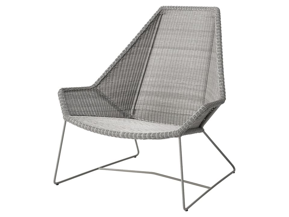 Cane Line Breeze Taupe Weave Highback Chair